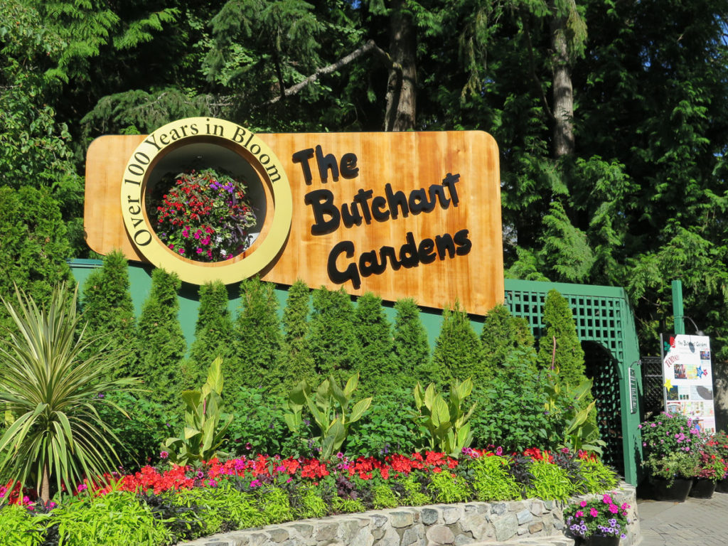 Butchart Gardens Eingang