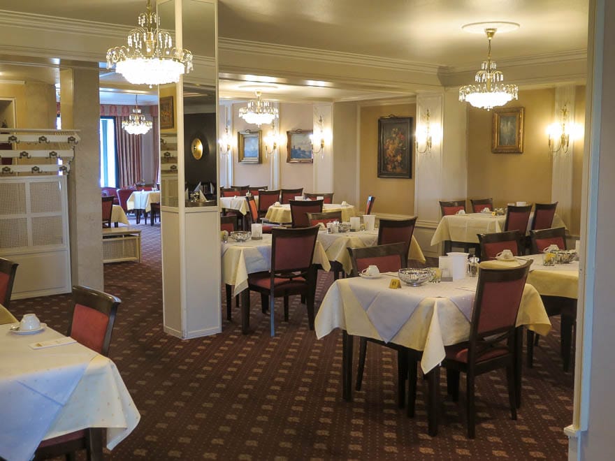 Frühstücksraum und Restaurant Hotel Grossfeld